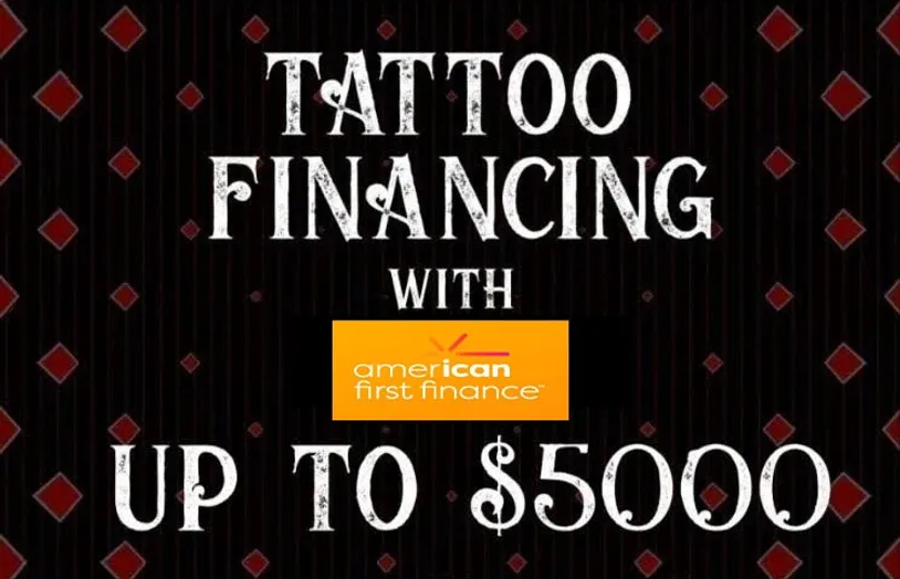 Tattoo financing available
